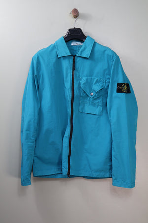 Stone Island Aqua Blue Overshirt