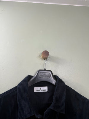 Stone Island Navy Corduroy Overshirt