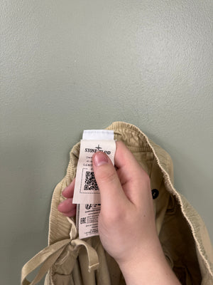 Stone Island Beige RE-T Cargo Bottoms