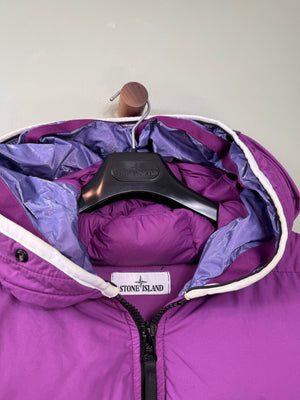 Stone Island Purple Naslan Light Watro Down Jacket