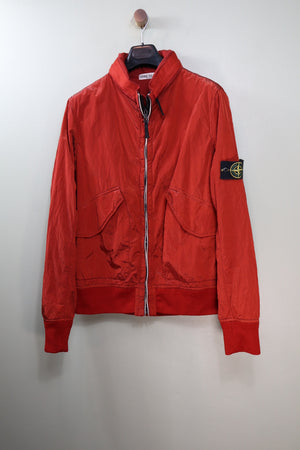 Stone Island Red Nylon Metal Jacket