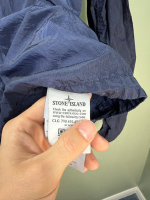 Stone Island Navy Nylon Metal Overshirt