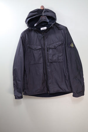 Stone Island Black Nylon Shimmer Jacket