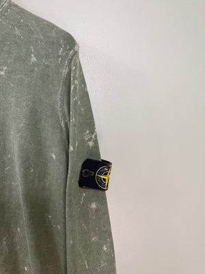 Stone Island Green Ovo Dye Jumper