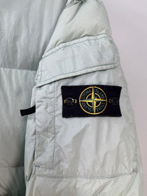 Stone Island Green Crinkle Reps Jacket