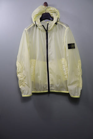 Stone Island Yellow Lamy Velour Jacket