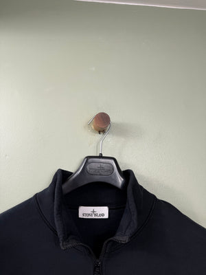Stone Island Black 1/4 Zip Jumper