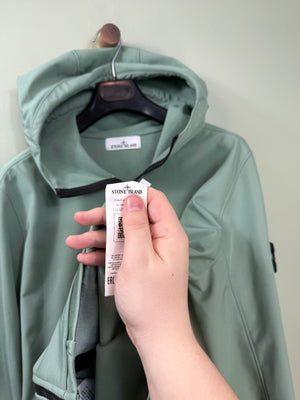 Stone Island Sage Green Soft Shell Jacket