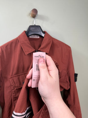 Stone Island Burnt Orange Overshirt
