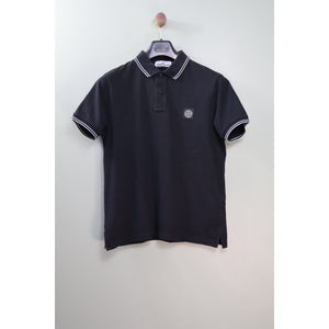 Stone Island Black Polo Shirt