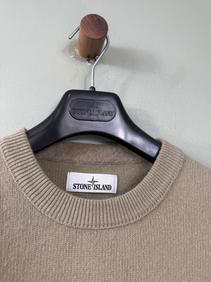 Stone Island Green Knit Jumper