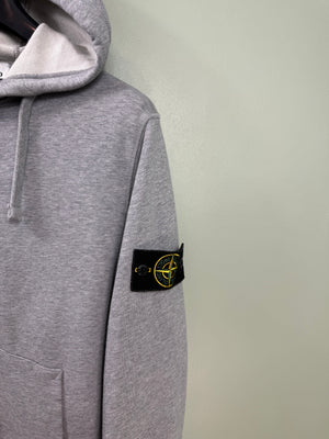 Stone Island Grey Zipped Hoodie