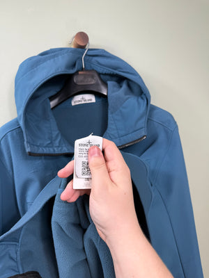 Stone Island Blue Soft Shell Jacket
