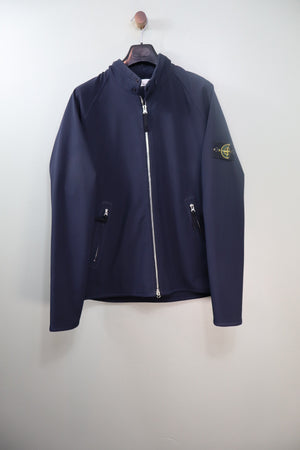 Stone Island Navy Soft Shell Jacket