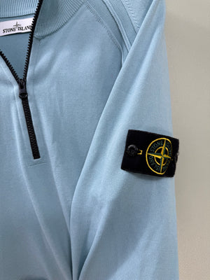 Stone Island Baby Blue 1/4 Zip Jumper