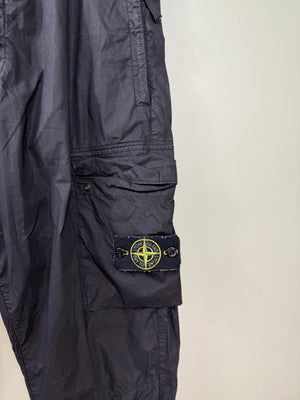 Stone Island Black RE-T Cargo Bottoms