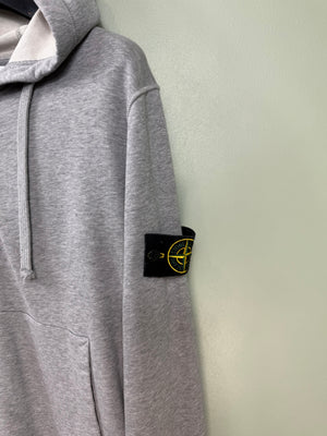 Stone Island Grey Zipped Hoodie