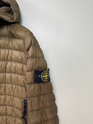 Stone Island Khaki Micro Yarn Down Jacket