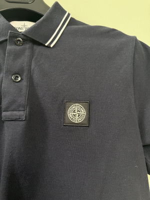 Stone Island Navy Polo Shirt