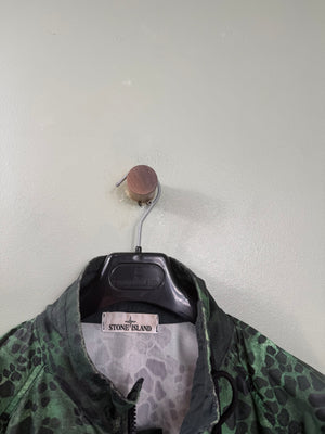 Stone Island Green Aligator Camo Jacket