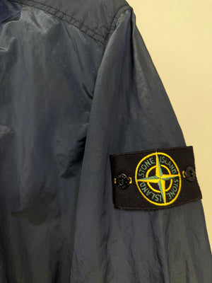 Stone Island Green And Blue Nylon Metal Weft Watro Jacket
