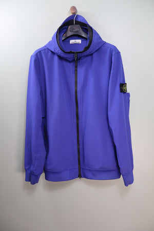 Stone Island Blue Soft Shell Jacket