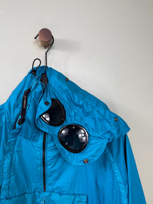 C.P. Company Aqua Blue NyFoil Smock La Mille Jacket