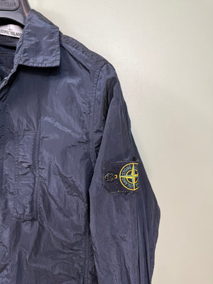 Stone Island Navy Nylon Metal Overshirt