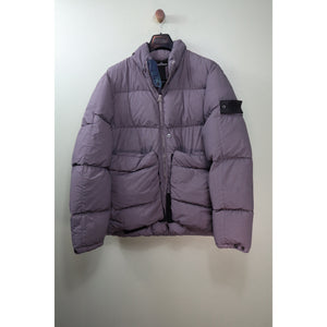 Stone Island Grey Shadow Project Naslan Light Encase Panel Down Jacket