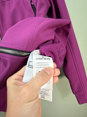Stone Island Purple Soft Shell Jacket
