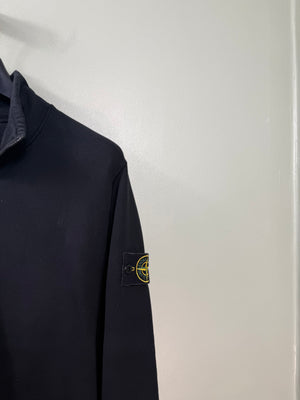 Stone Island Black 1/4 Zip Jumper