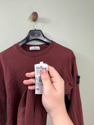 Stone Island Burgundy Jumper