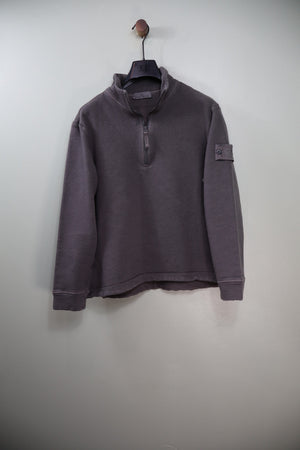 Stone Island Grey Ghost 1/4 Zip Jumper