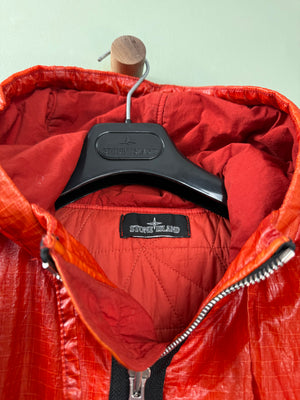 Stone Island Shadow Project Red Dual Grid Nylon Jacket