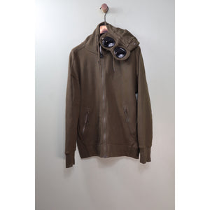 C.P. Company Khaki Goggle Hoodie