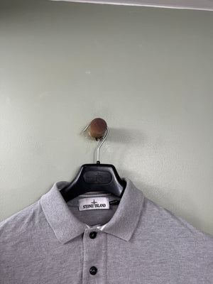 Stone Island Grey Regular Fit Polo