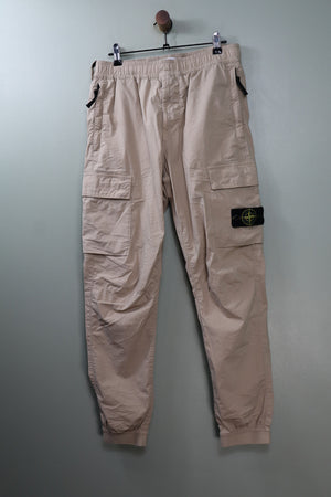 Stone Island Beige RE-T Cargo Bottoms