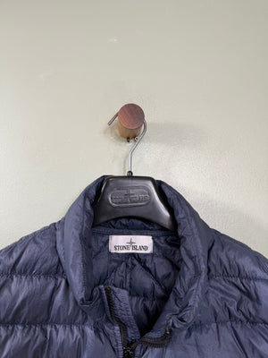 Stone Island Navy Micro Yarn Down Gilet