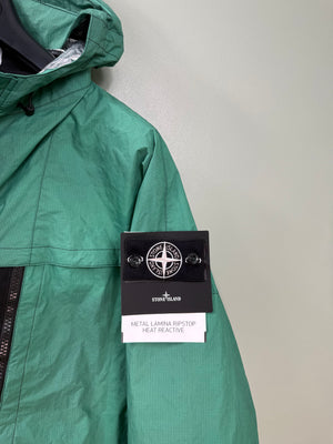 Stone Island Green Lamina Ripstop Heat Reactive Jacket