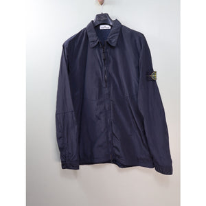 Stone Island Navy Nylon Metal Overshirt