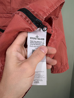 Stone Island Brick Red Overshirt