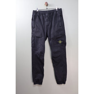 Stone Island Black RE-T Cargo Bottoms