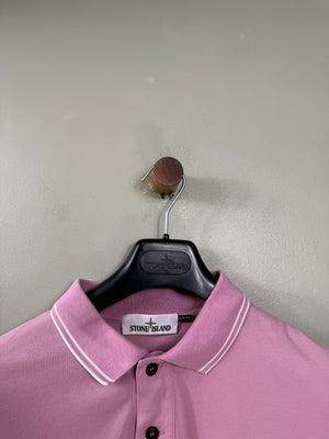 Stone Island Pink Slim Fit Polo