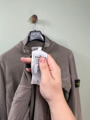 Stone Island Khaki 1/4 Zip Jumper