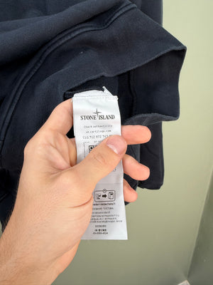 Stone Island Navy 1/4 Zip Jumper