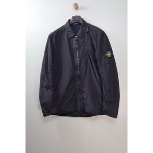 Stone Island Black Nylon Metal Overshirt