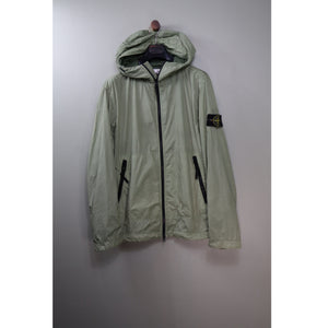 Stone Island Green Crinkle Reps Jacket