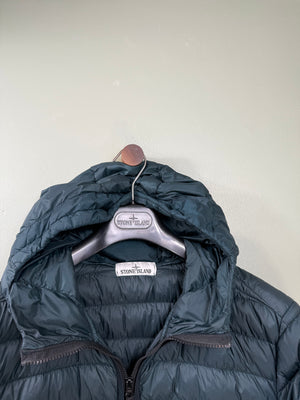 Stone Island Dark Green Micro Yarn Down Jacket
