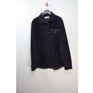 Stone Island Black Corduroy Overshirt