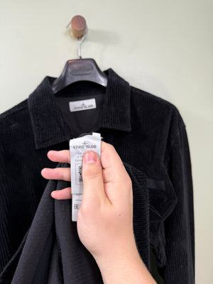 Stone Island Black Corduroy Overshirt